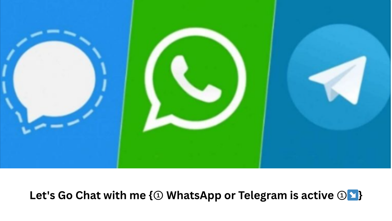 Let’s Go Chat with me {Call/DM}